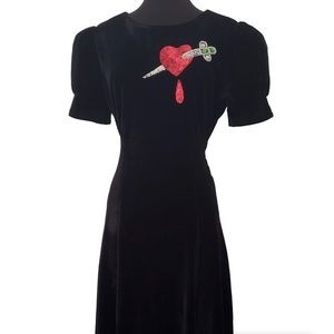 Nicoletta Carlone Velvet Dress